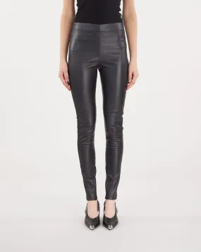 JOSEPH   Legging Leather Black 